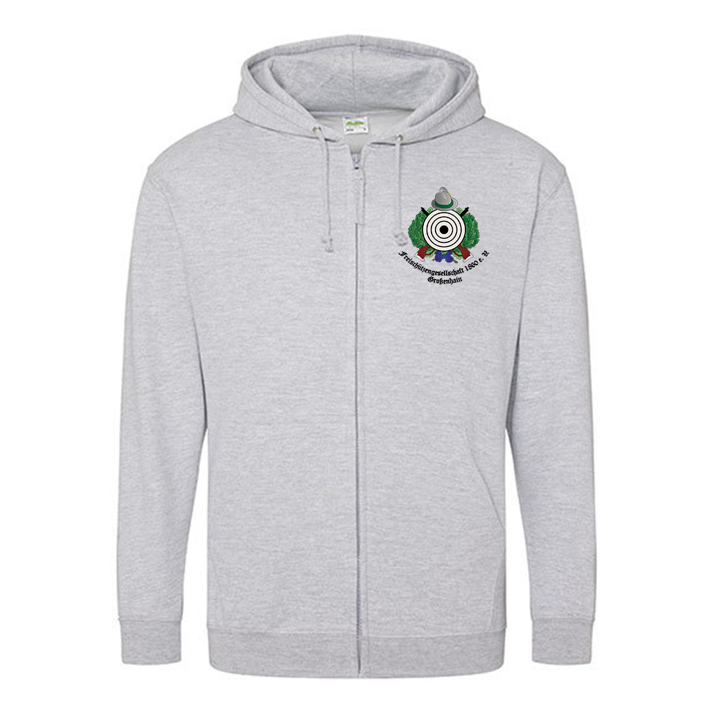 Sweatjacke_JH050_heather grey_VS