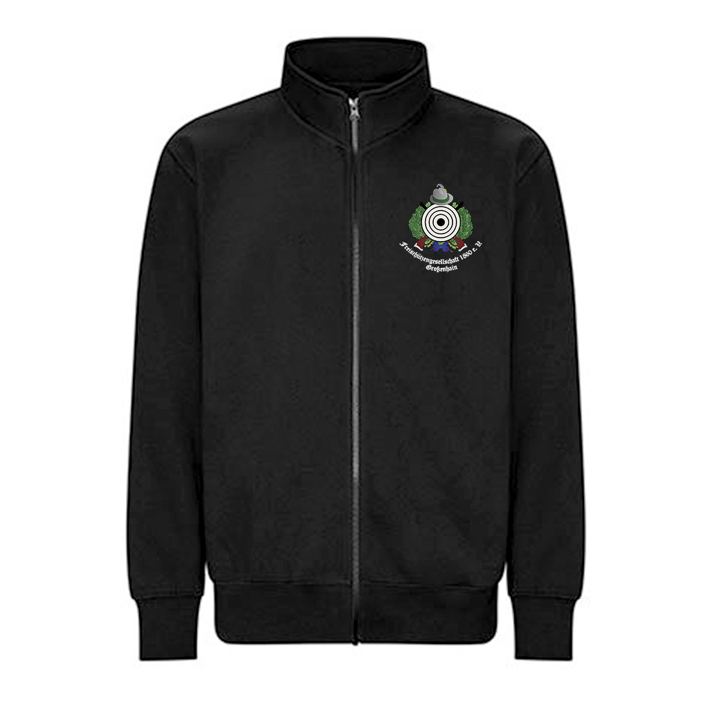 Sweatjacke_JH147_black_VS