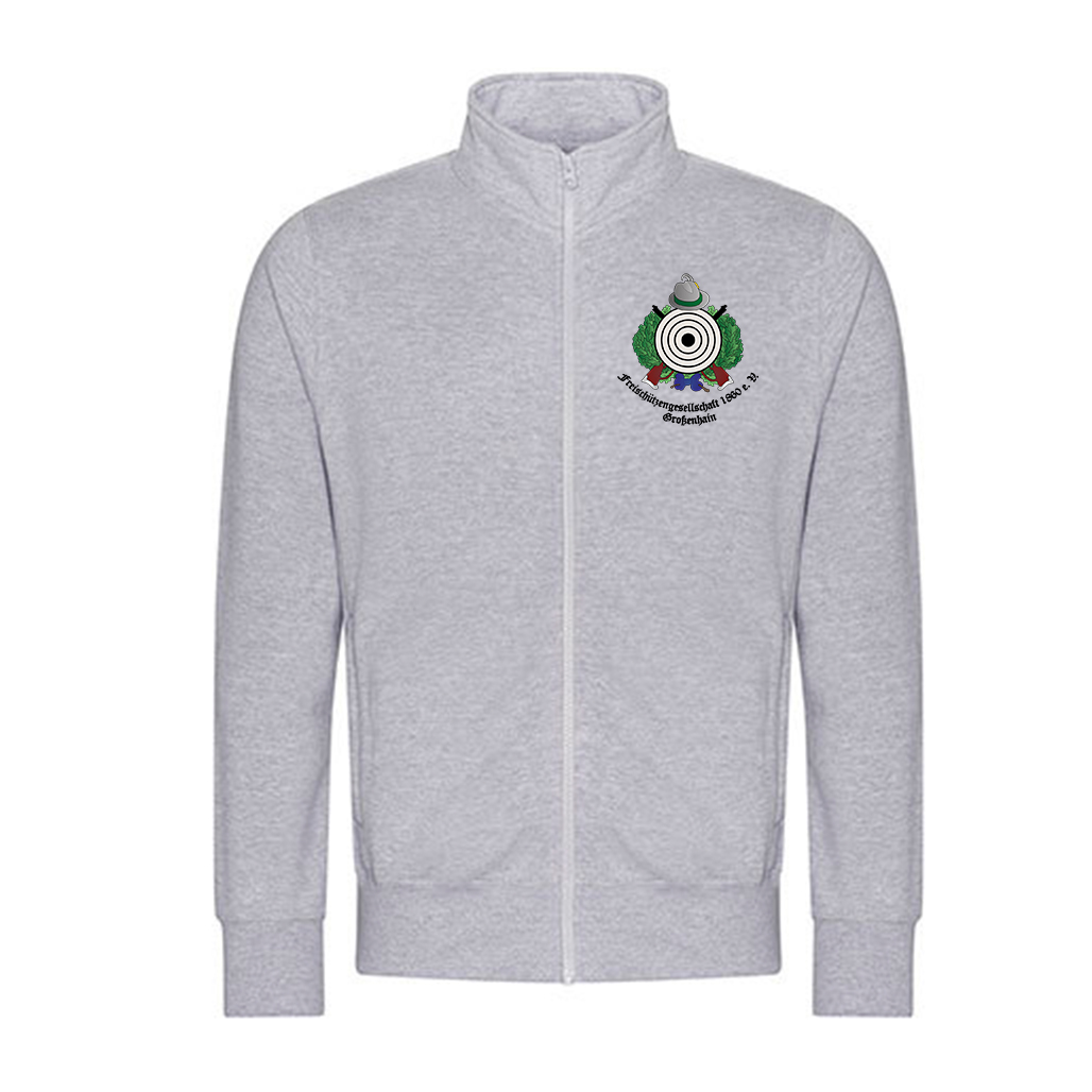 Sweatjacke_JH147_heather grey_VS